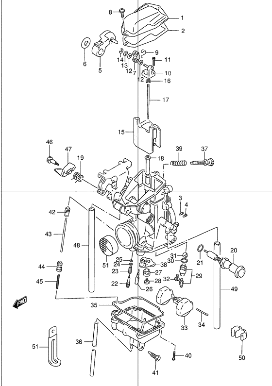 Carburetor assy