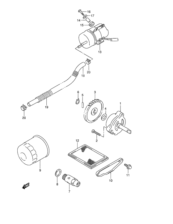 Oil pump / fuel pump