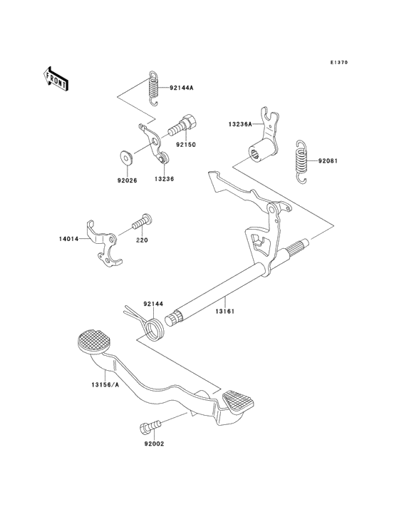 Gear change mechanism