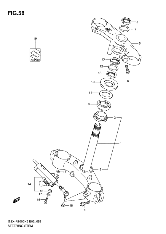 Steering stem