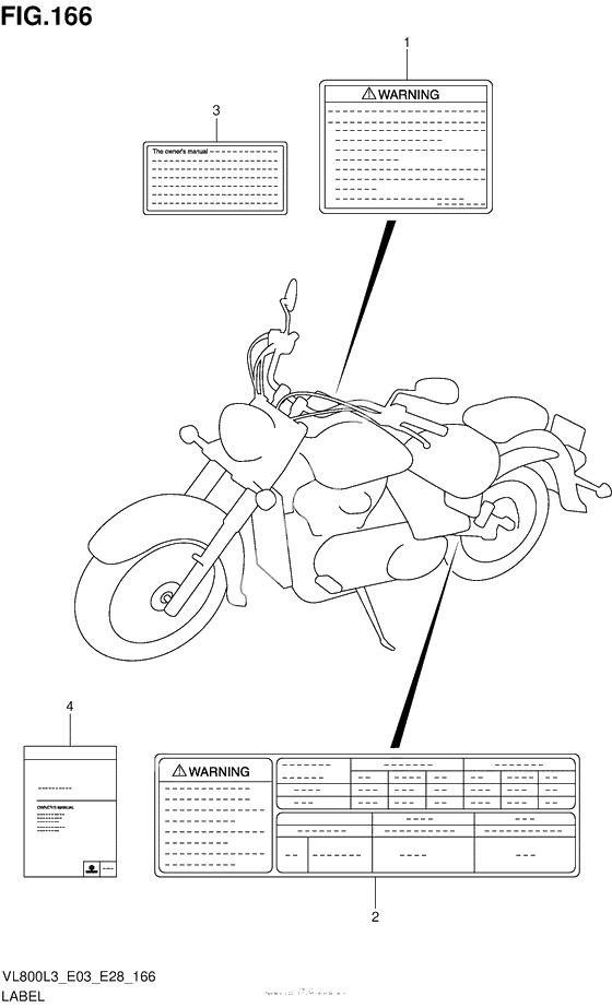 Информационные наклейки (Vl800Cl3 E03)