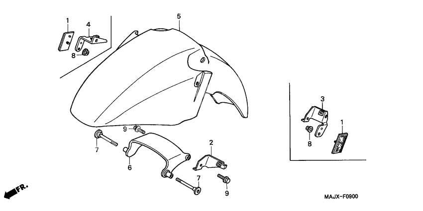 Front fender              

                  ST1100