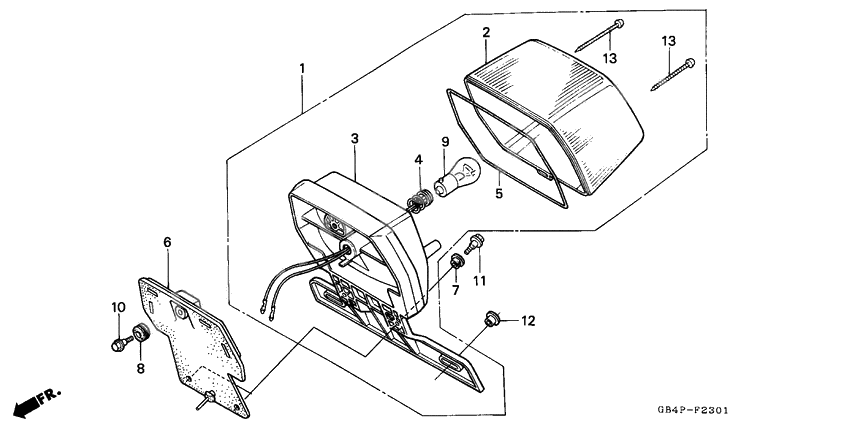Taillight unit ass`y              

                  C50SP/C50ST