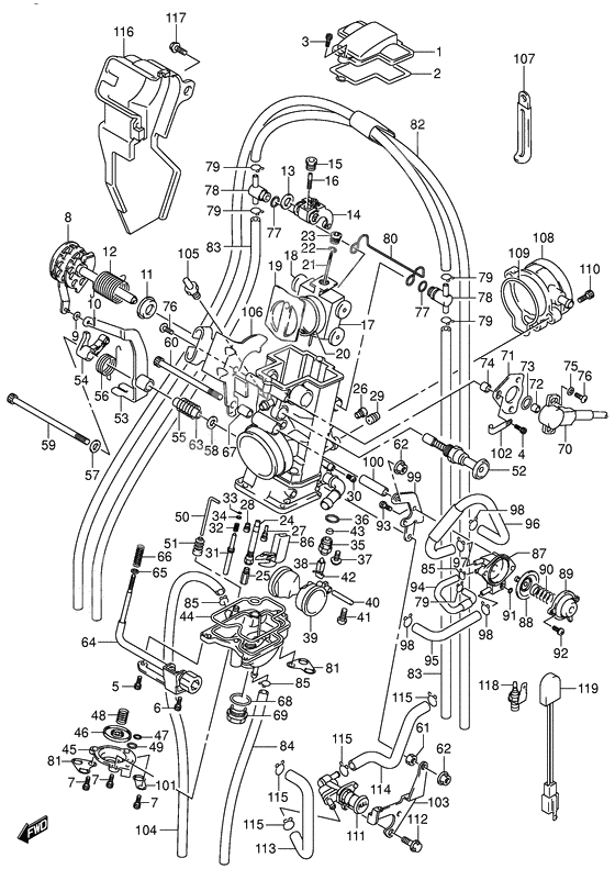 Carburetor assy              

                  Dr-z400k3/ek3/k4/ek4