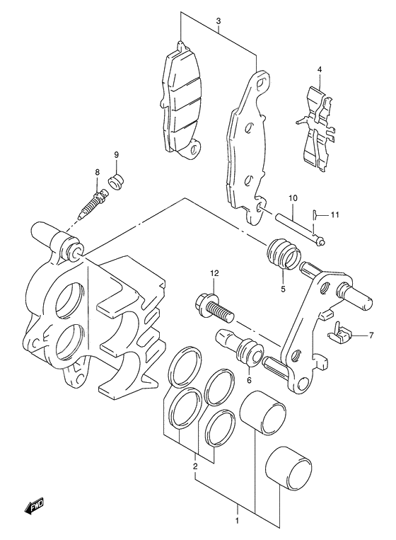 Front caliper