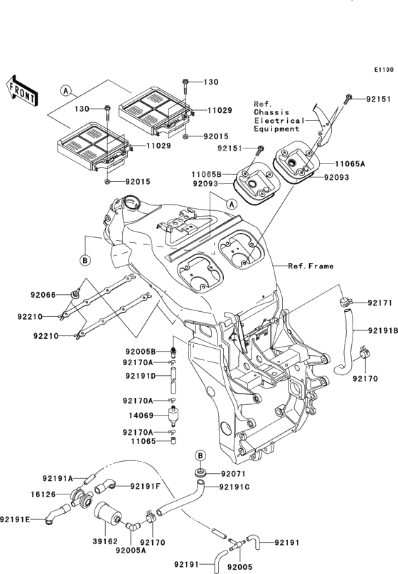 Air cleaner(b1h/b2h)