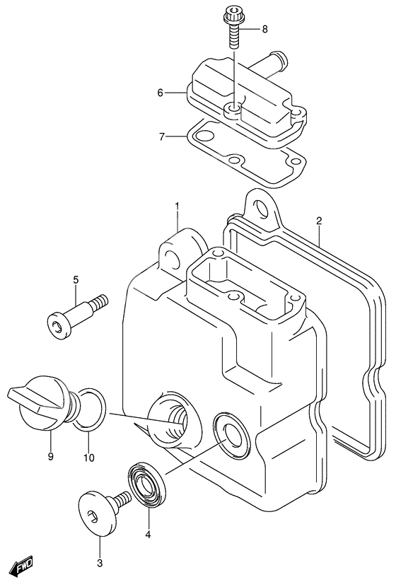 Cylinder head cover