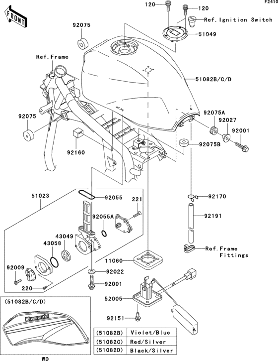 Fuel tank(1/2)(b1p)