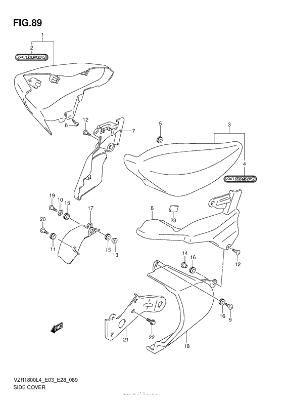 Side Cover (Vzr1800Zl4 E03)