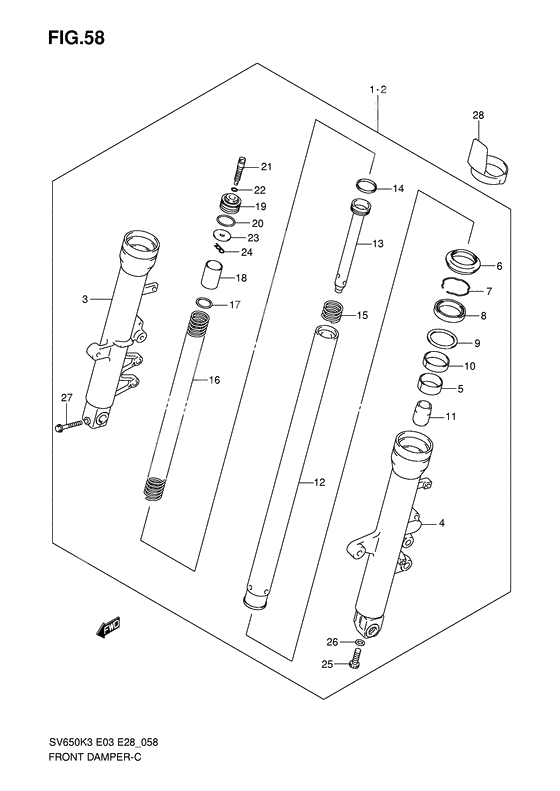 Front damper