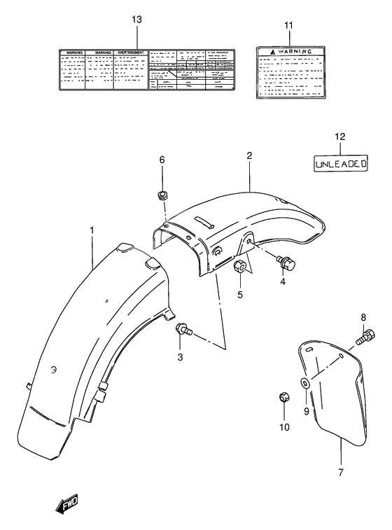 Rear fender              

                  Model y