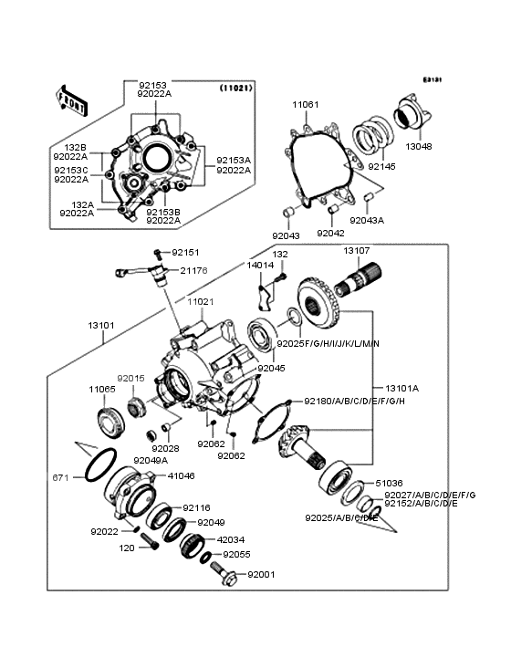 Front bevel gear              

                  2/2