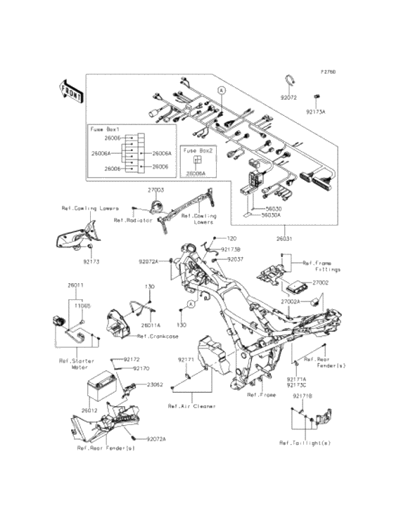 Chassis electrical equipment