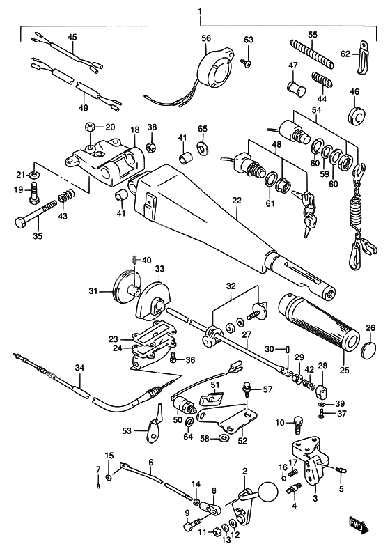 Opt:tiller handle