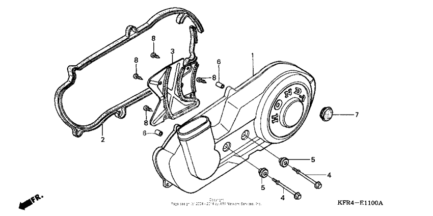 Left crankcase cover