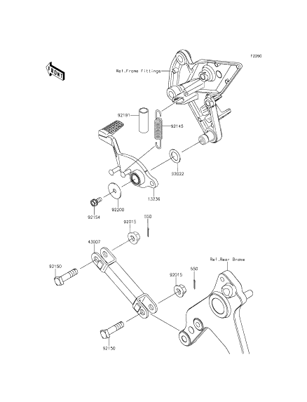 Brake pedal