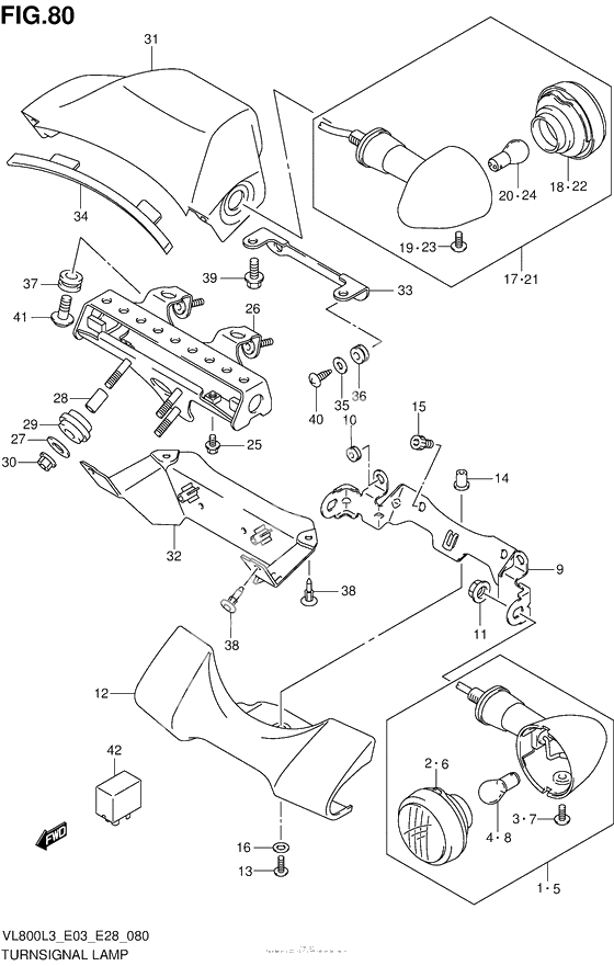 Turnsignal Lamp (Vl800L3 E28)