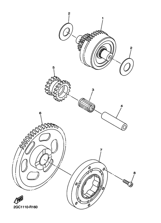 Привод стартера