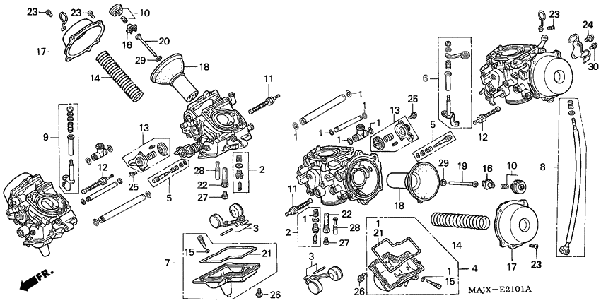 Carburetor assy              

                  COMPONENT PARTS