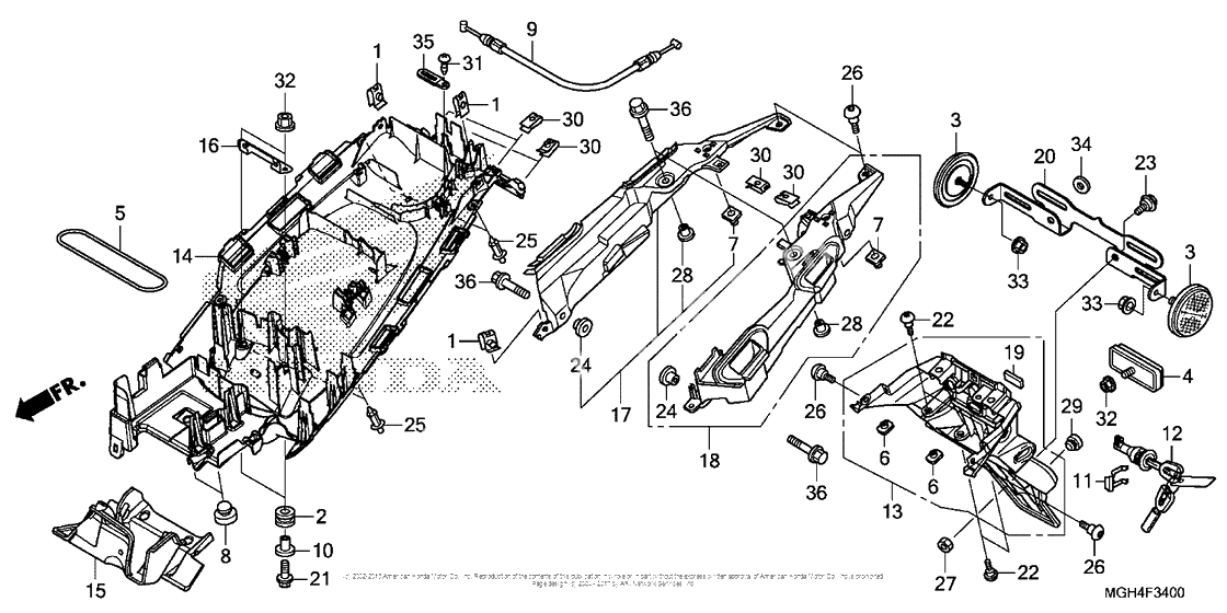 Заднее крыло