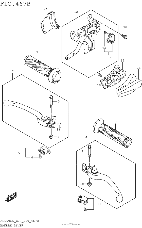 Ручки руля (An650L5 E33)