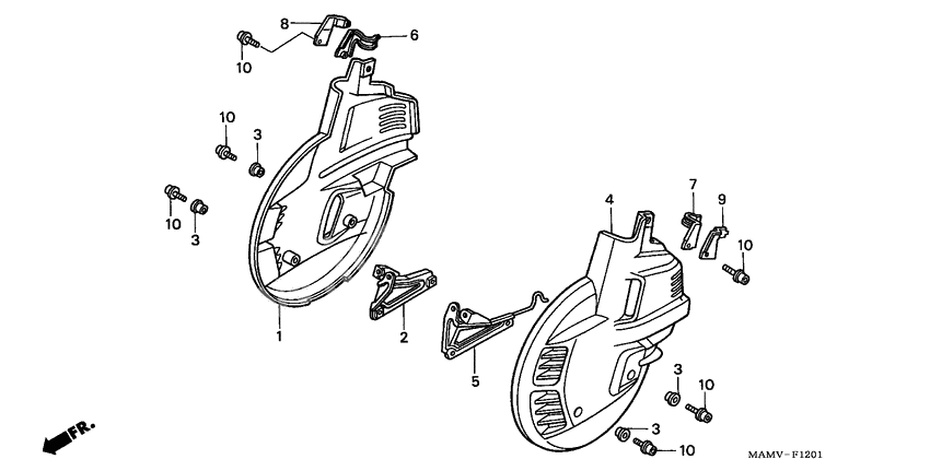 Front wheel cover              

                  CL1500AW/SEW