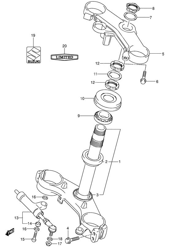 Steering stem