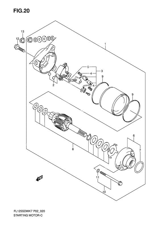 Starter motor