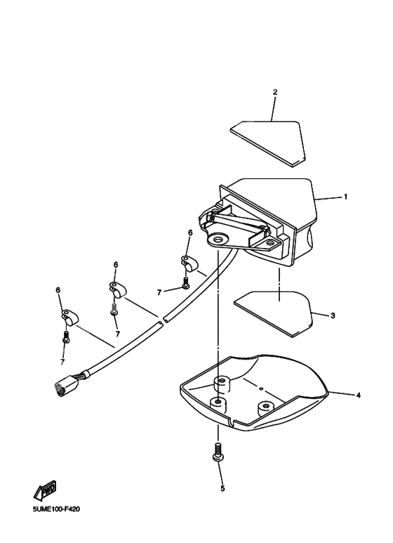 Taillight unit ass`y