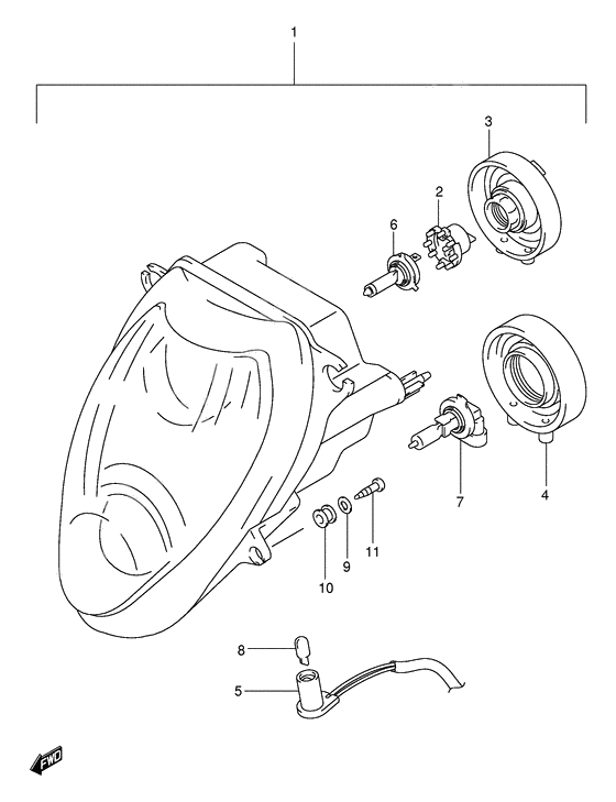 Headlamp              

                  E19, p37