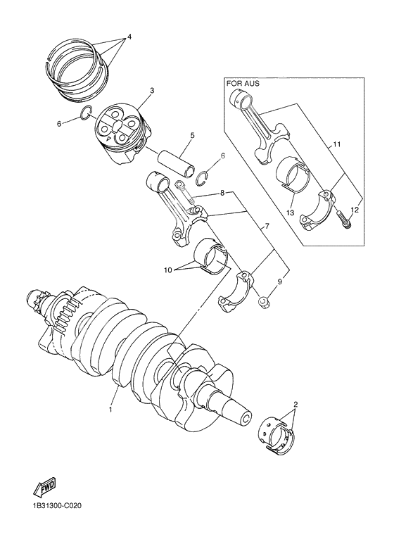 Crankshaft & piston