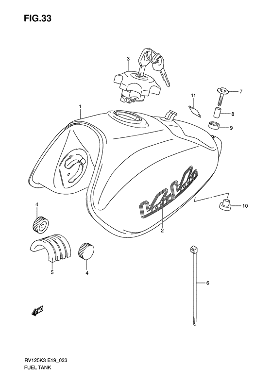 Tank fuel              

                  Model k3/k4