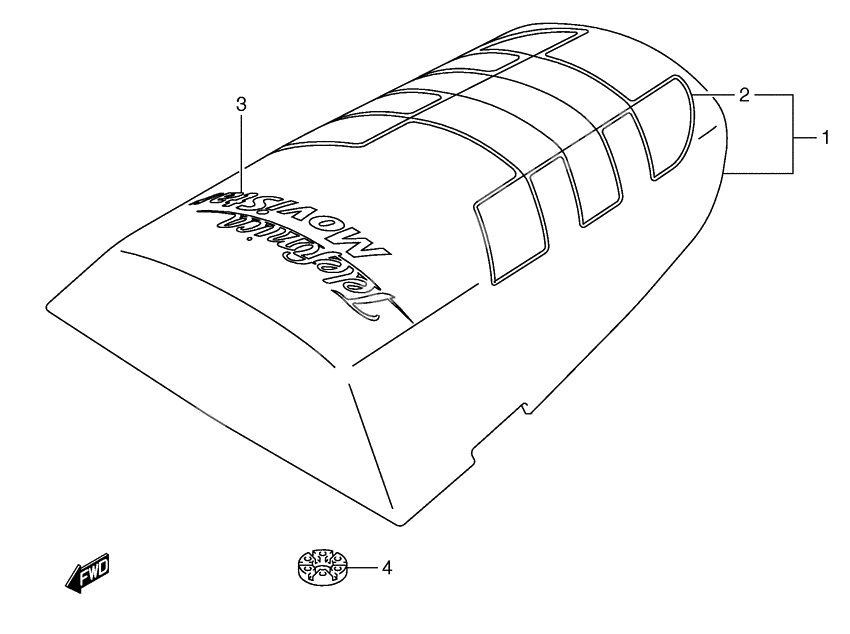 Seat tail box              

                  Model k2 for yc2