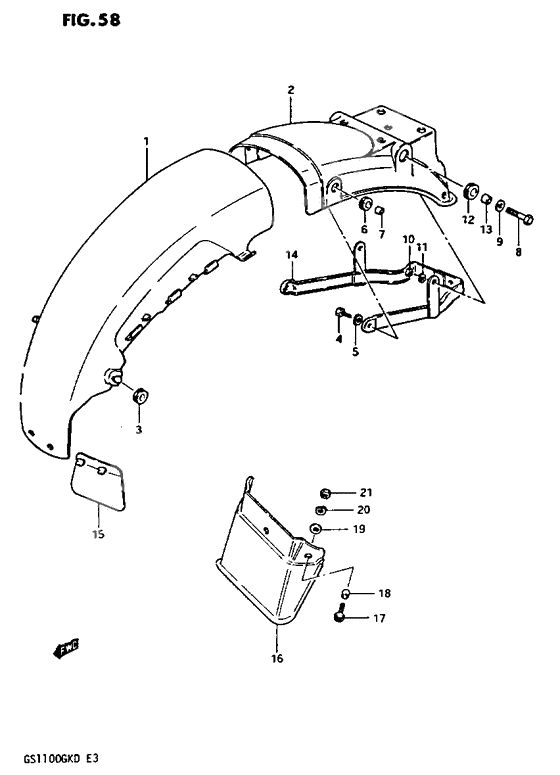 Rear fender