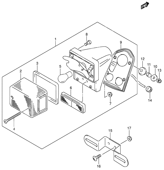 Rear combination lamp