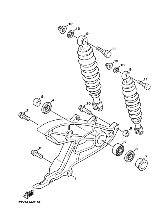 Rear arm, suspension