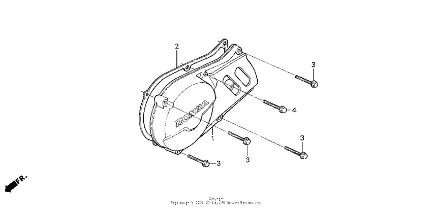 Left crankcase cover