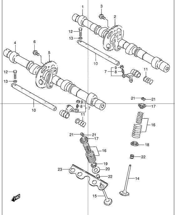 Cam shaft / valve