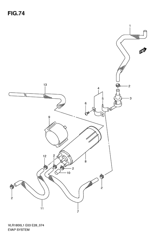 Evap system              

                  Vlr1800l1 e33