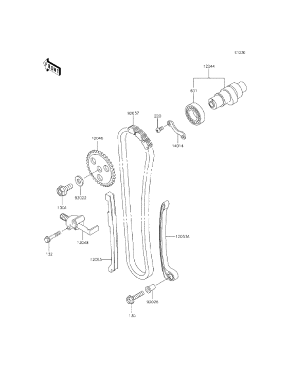 Camshaft/tensioner