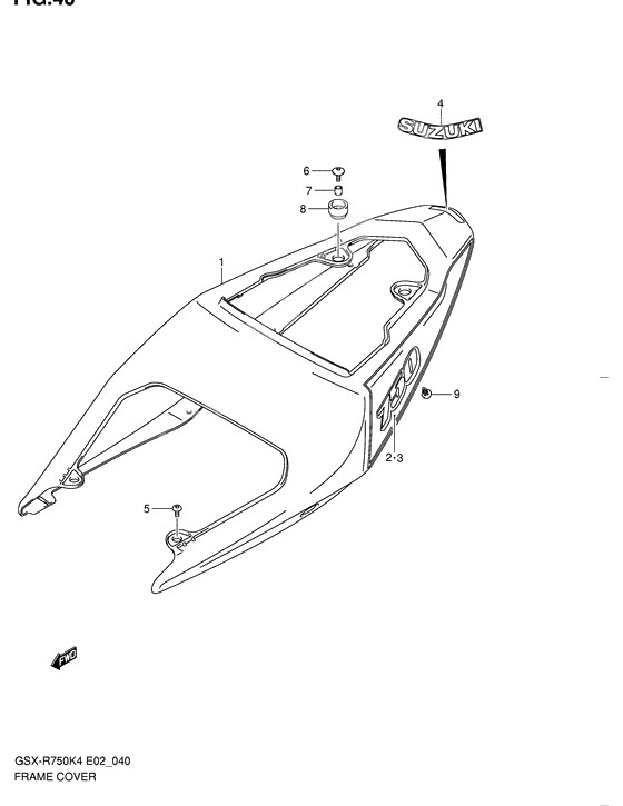 Frame cover              

                  Model k4