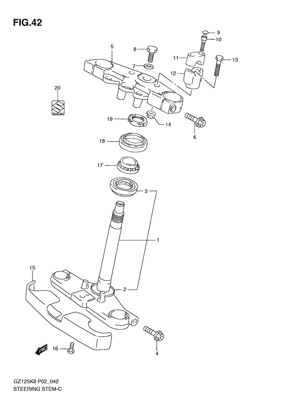 Steering stem