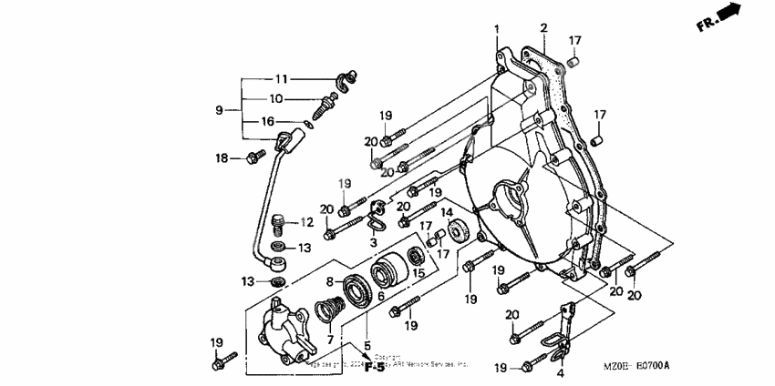 Clutch cover