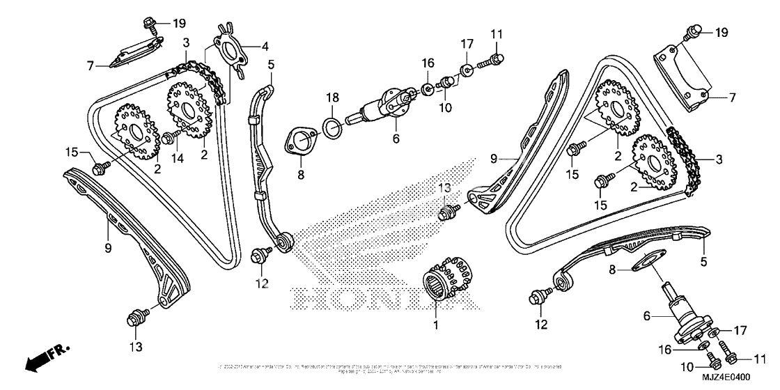 Цепь ГРМ & Натяжитель & Успокоитель