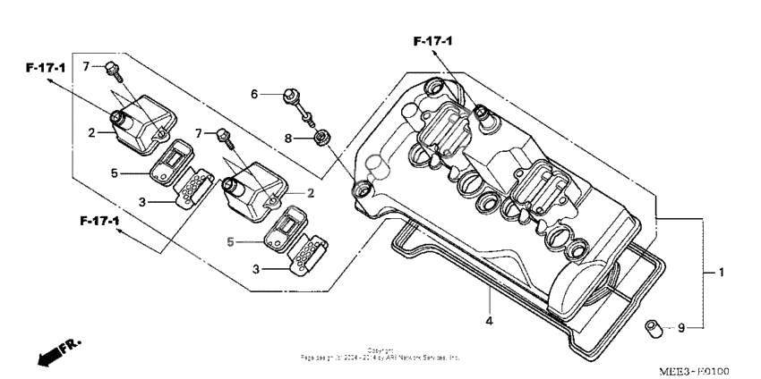 Cylinder head cover