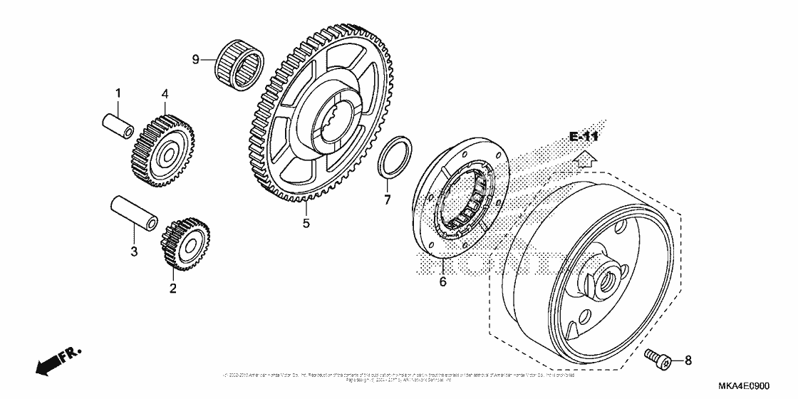 Привод стартера