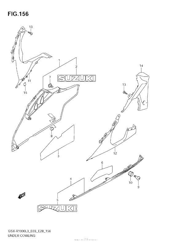 Under Cowling (Gsx-R1000L3 E28)