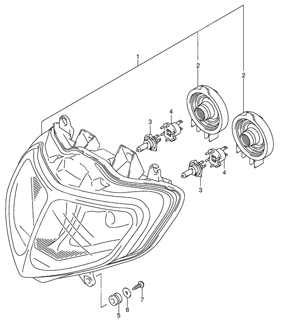 Headlamp              

                  Model y/k1 e24