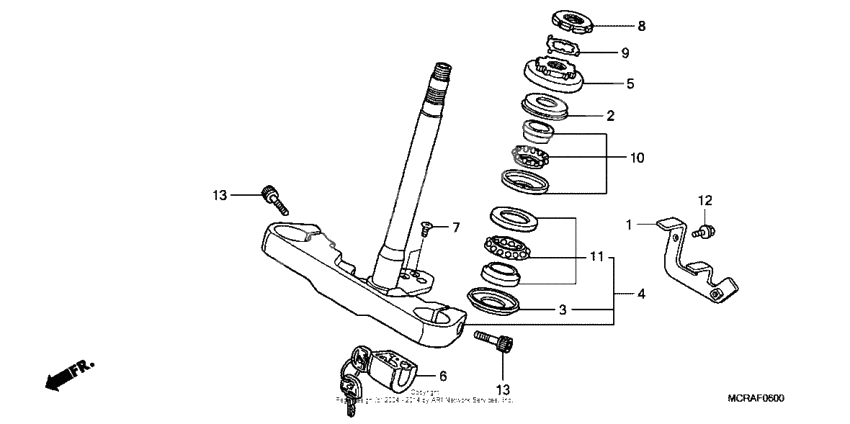 Steering stem