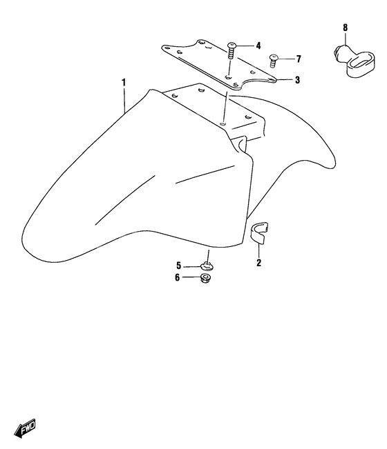 Front fender              

                  Model k4